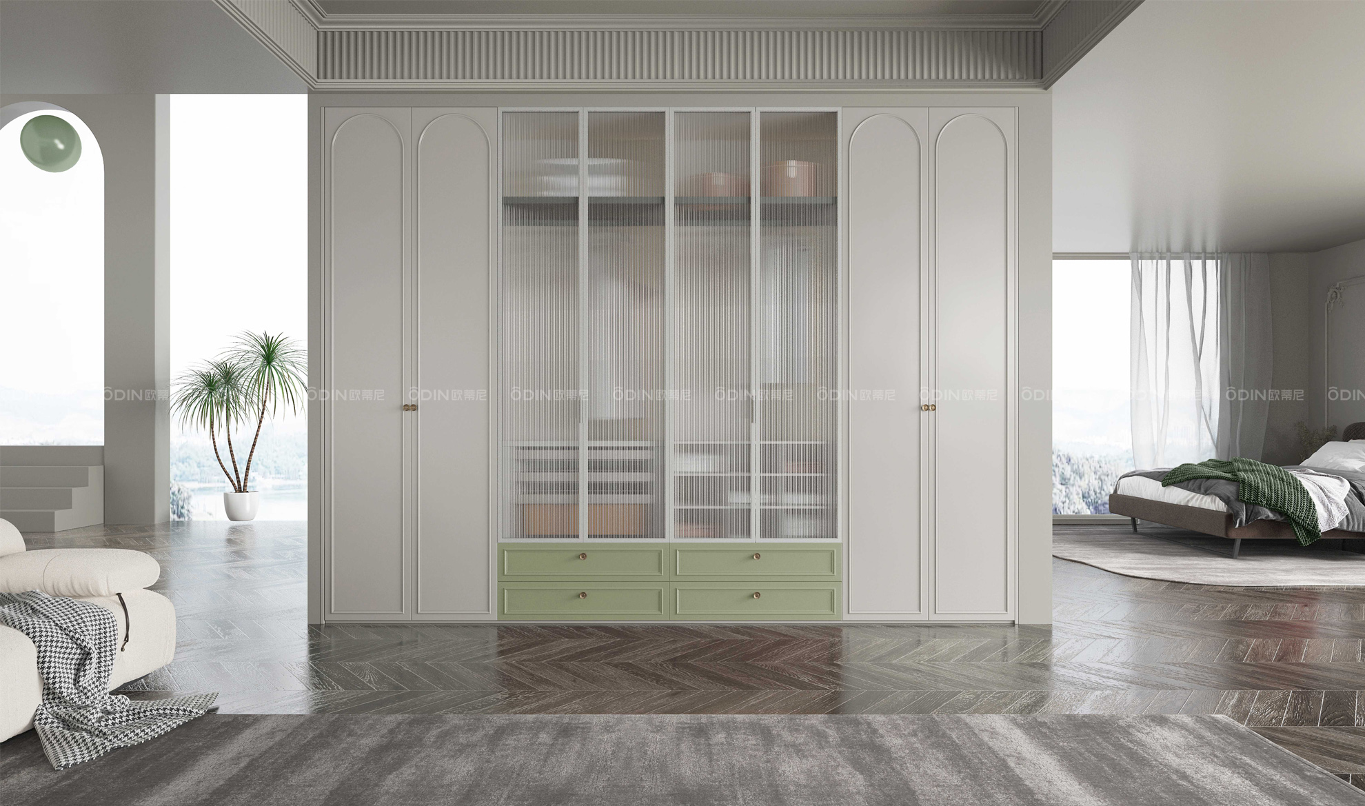 蔓蒂裝修風格衣柜效果圖大全7