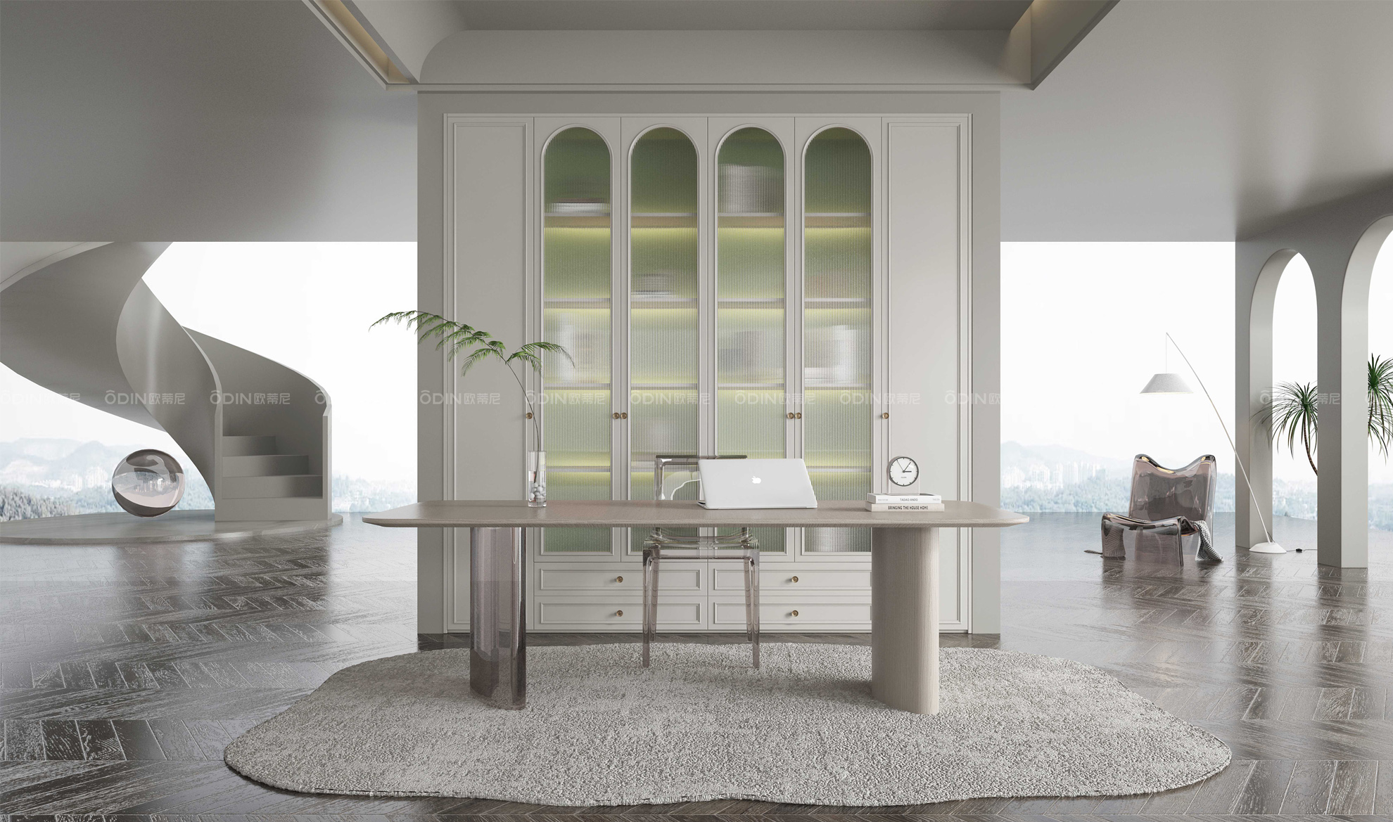 蔓蒂裝修風格書房效果圖大全6