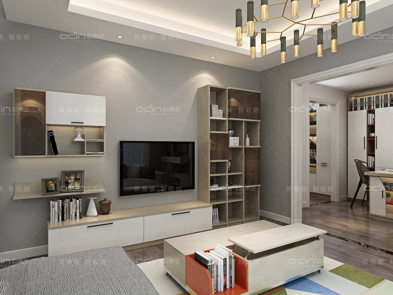 極速紅后現(xiàn)代裝修風格1